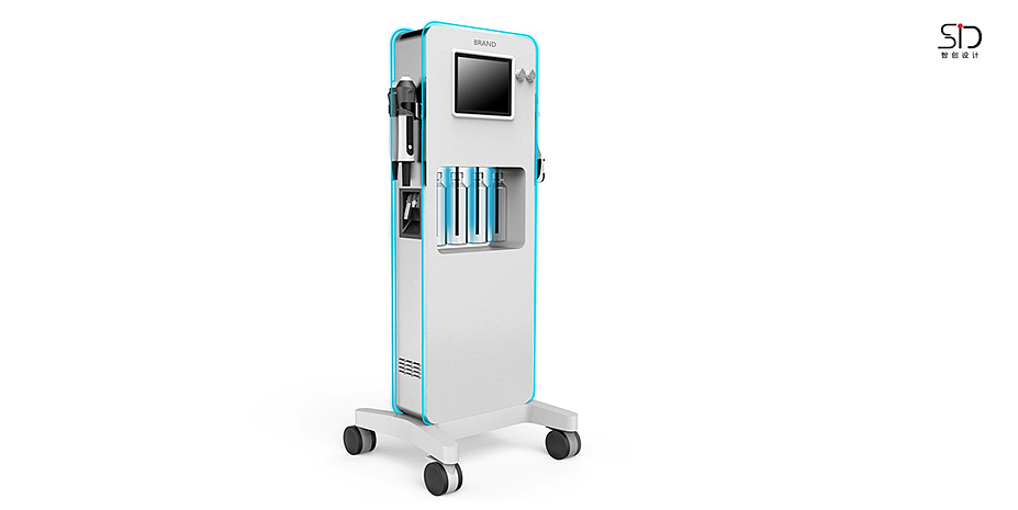 Design of carbon oxygen beauty instrument，industrial design，Shenzhen design company，Beauty instrument product design，