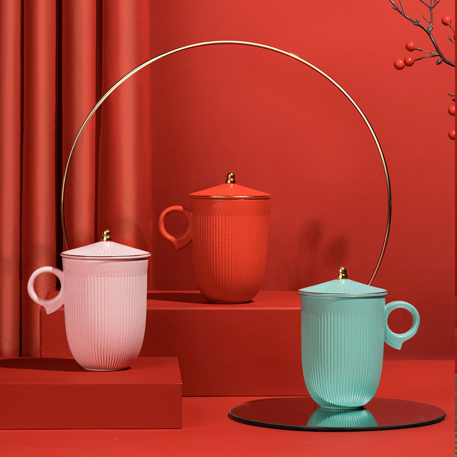 Small bubble egg，Mug，National tide，Brand design，packing design，Chinese style，