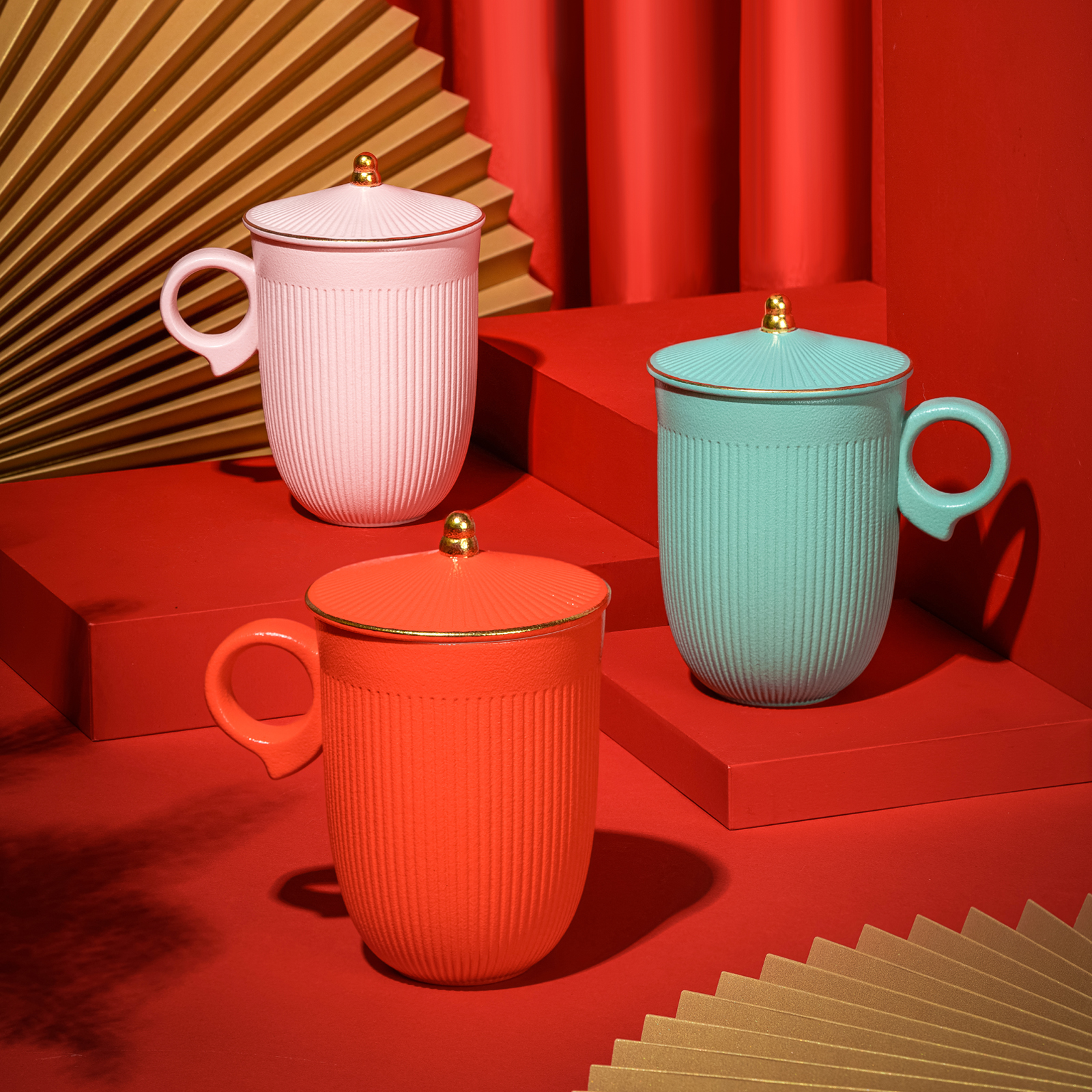 Small bubble egg，Mug，National tide，Brand design，packing design，Chinese style，