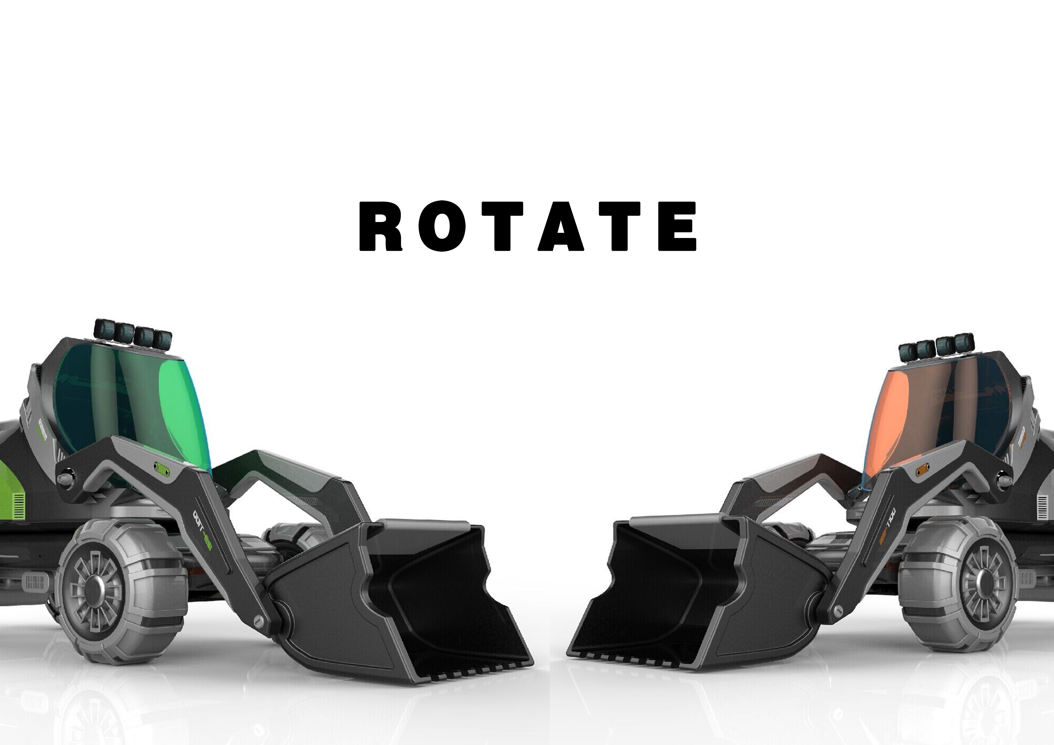 Concept bulldozer，