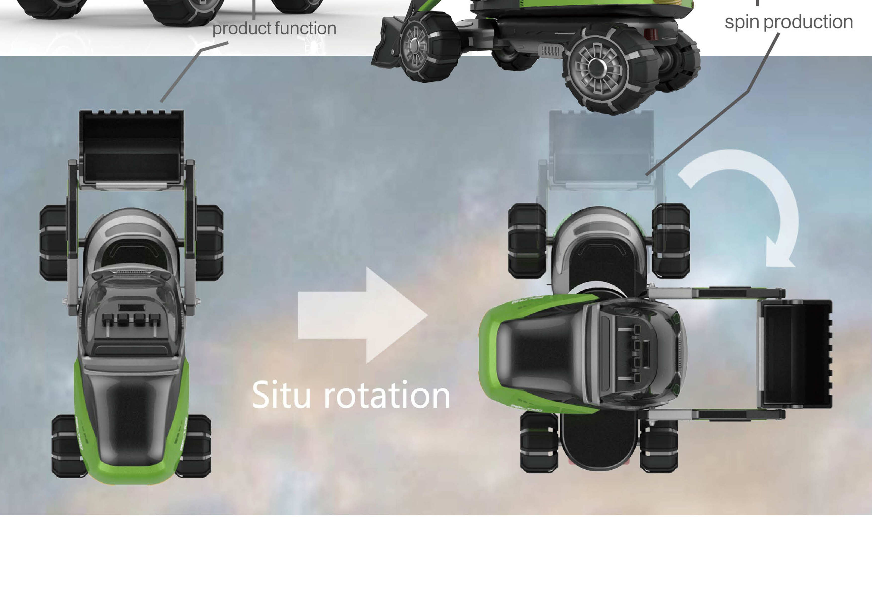 Concept bulldozer，