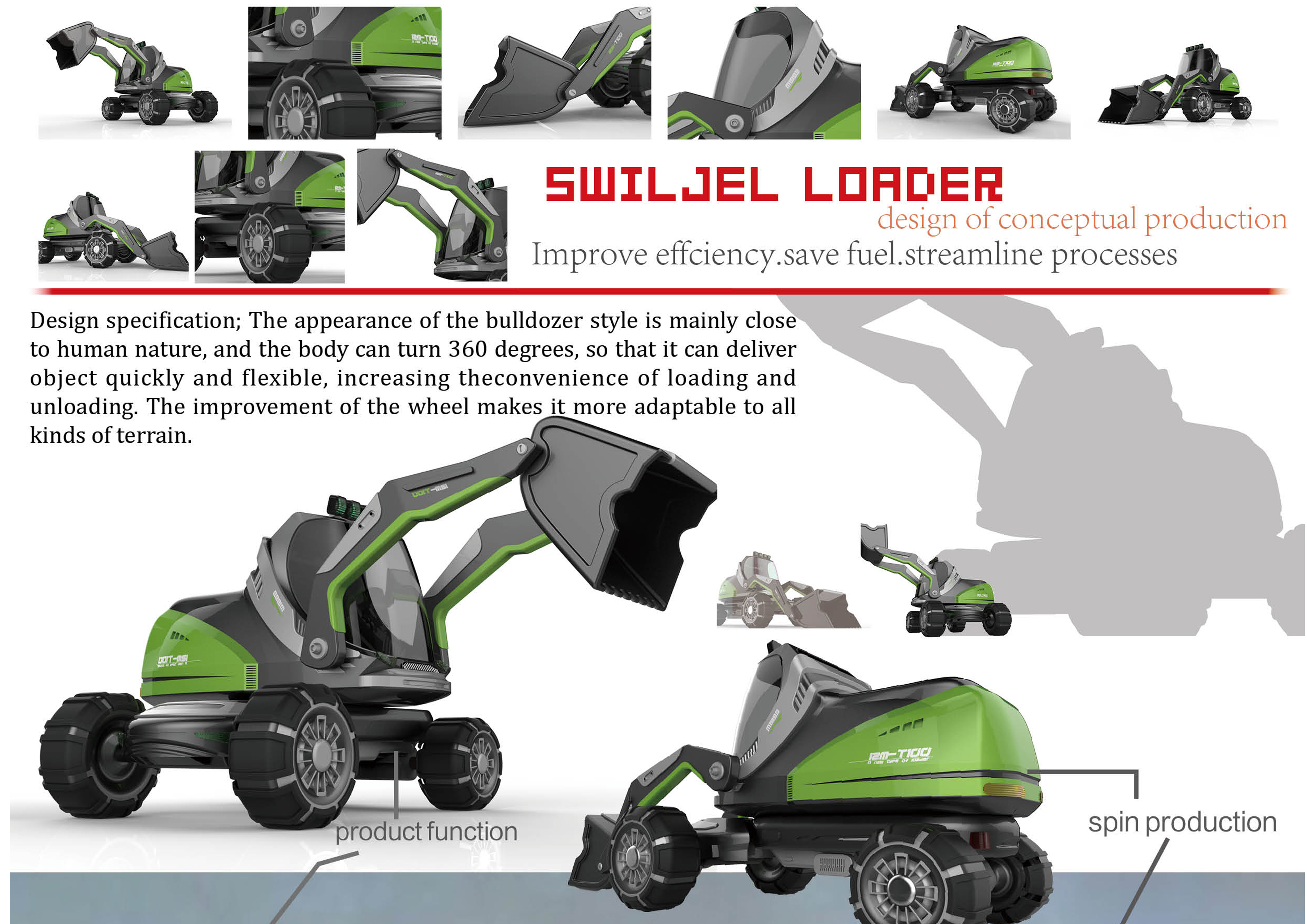 Concept bulldozer，