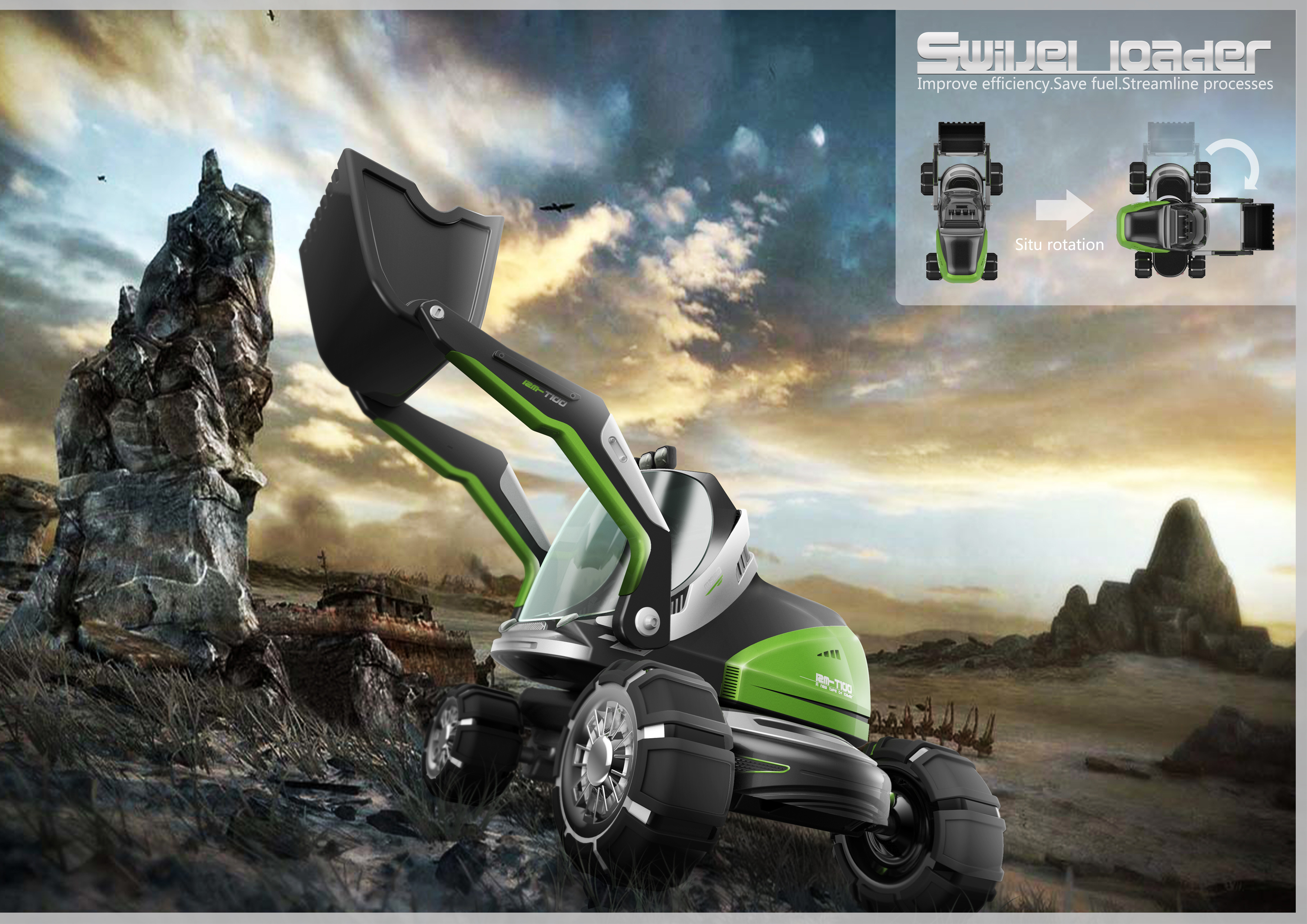 Concept bulldozer，