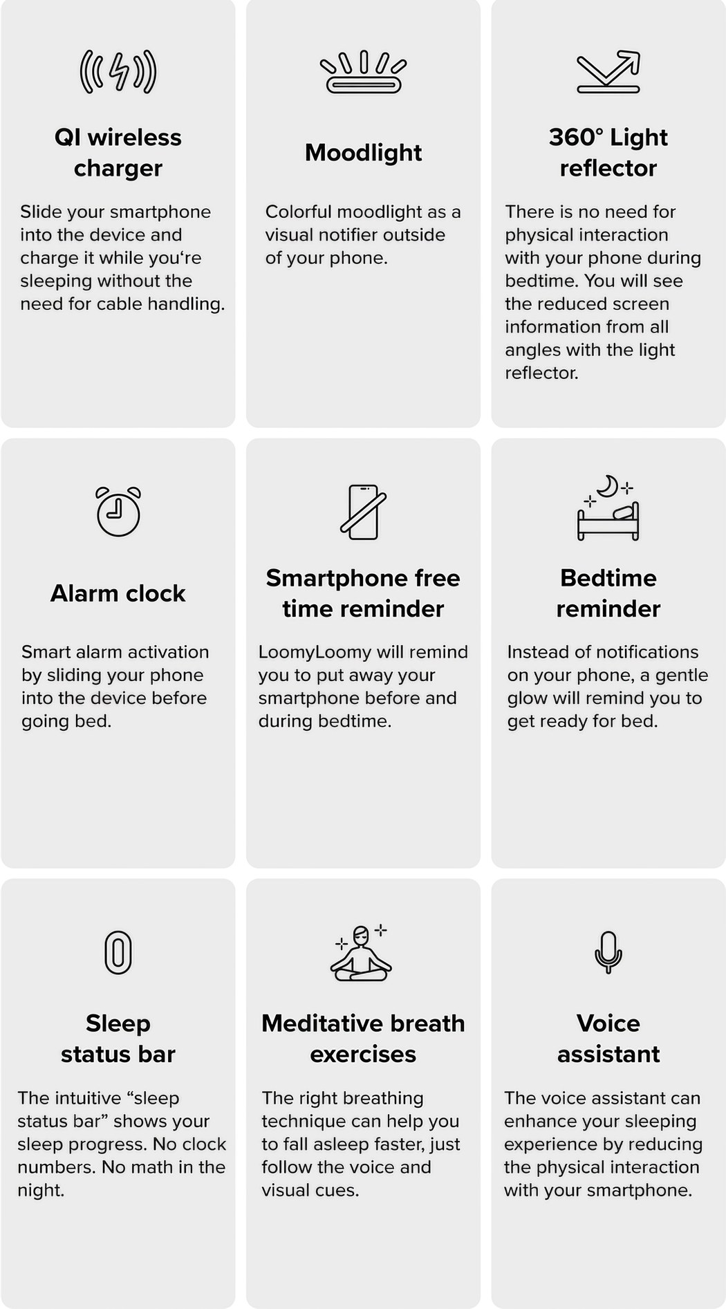 LoomyLoomy，Intelligent assistant，Healthy sleep program，Electronics，