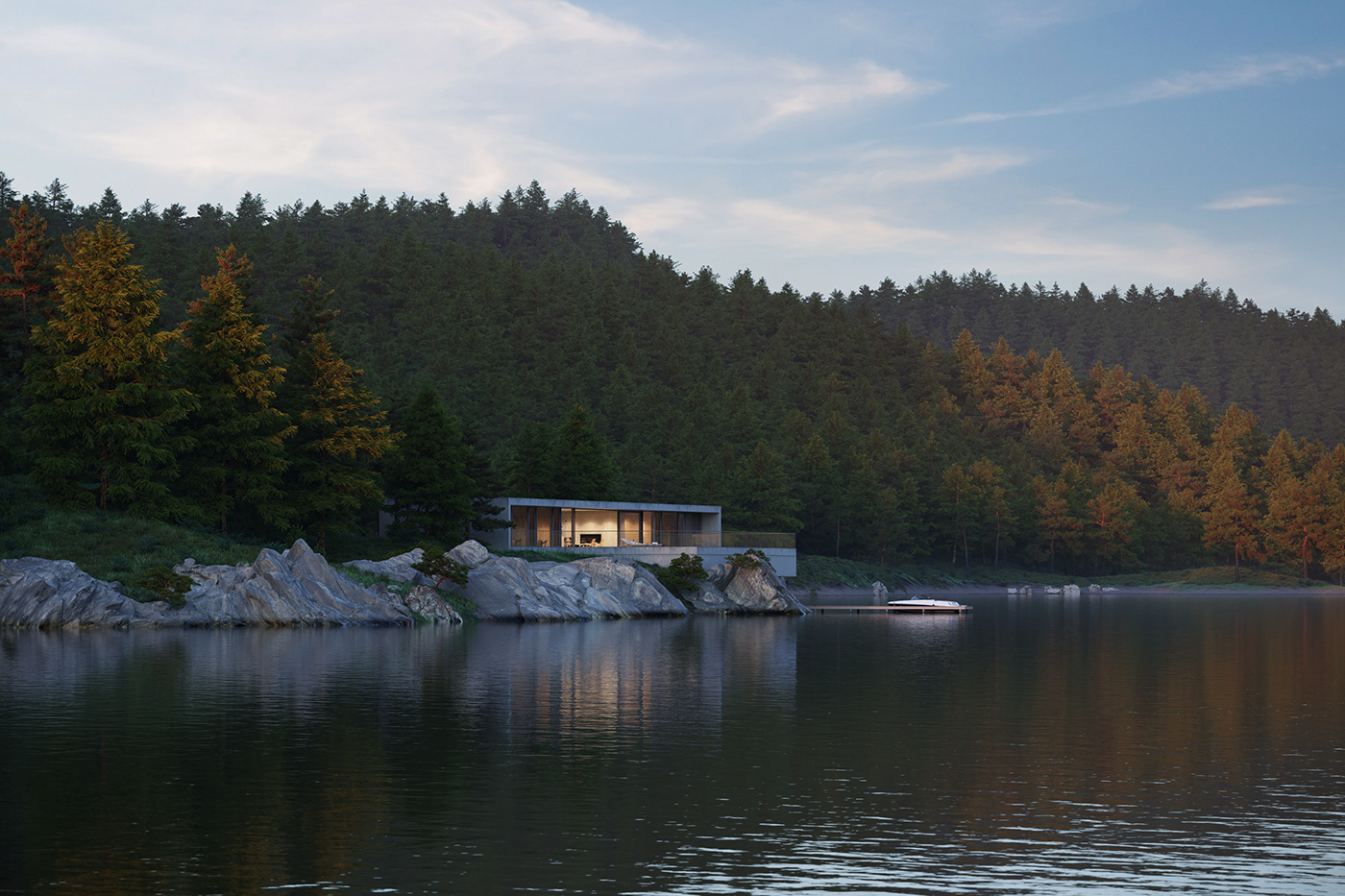 residence，visualization，on vacation，