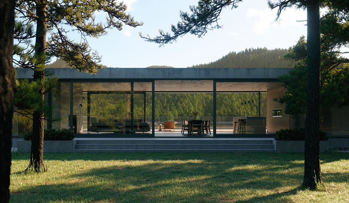 residence，visualization，on vacation，