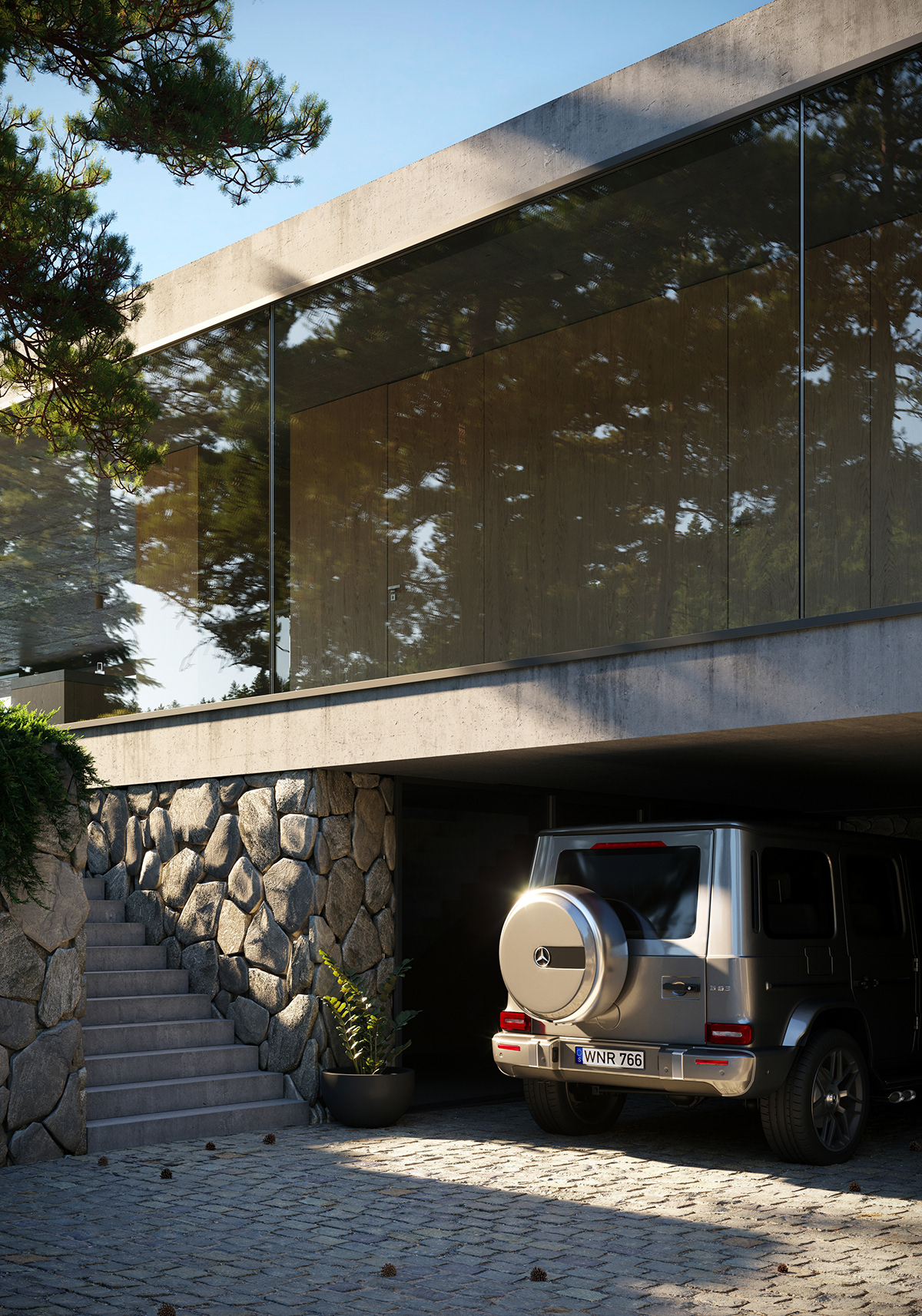 residence，visualization，on vacation，