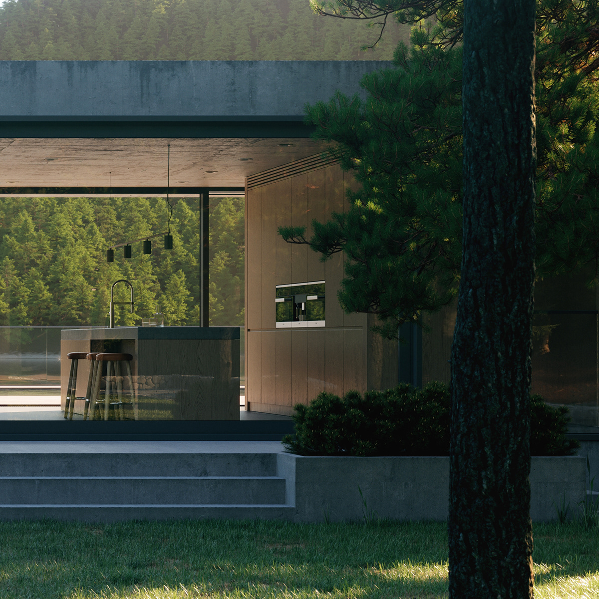 residence，visualization，on vacation，