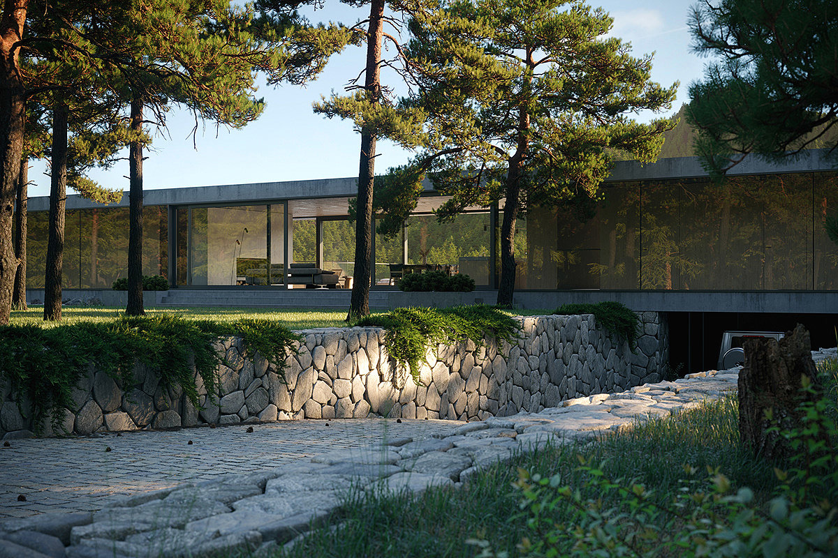 residence，visualization，on vacation，