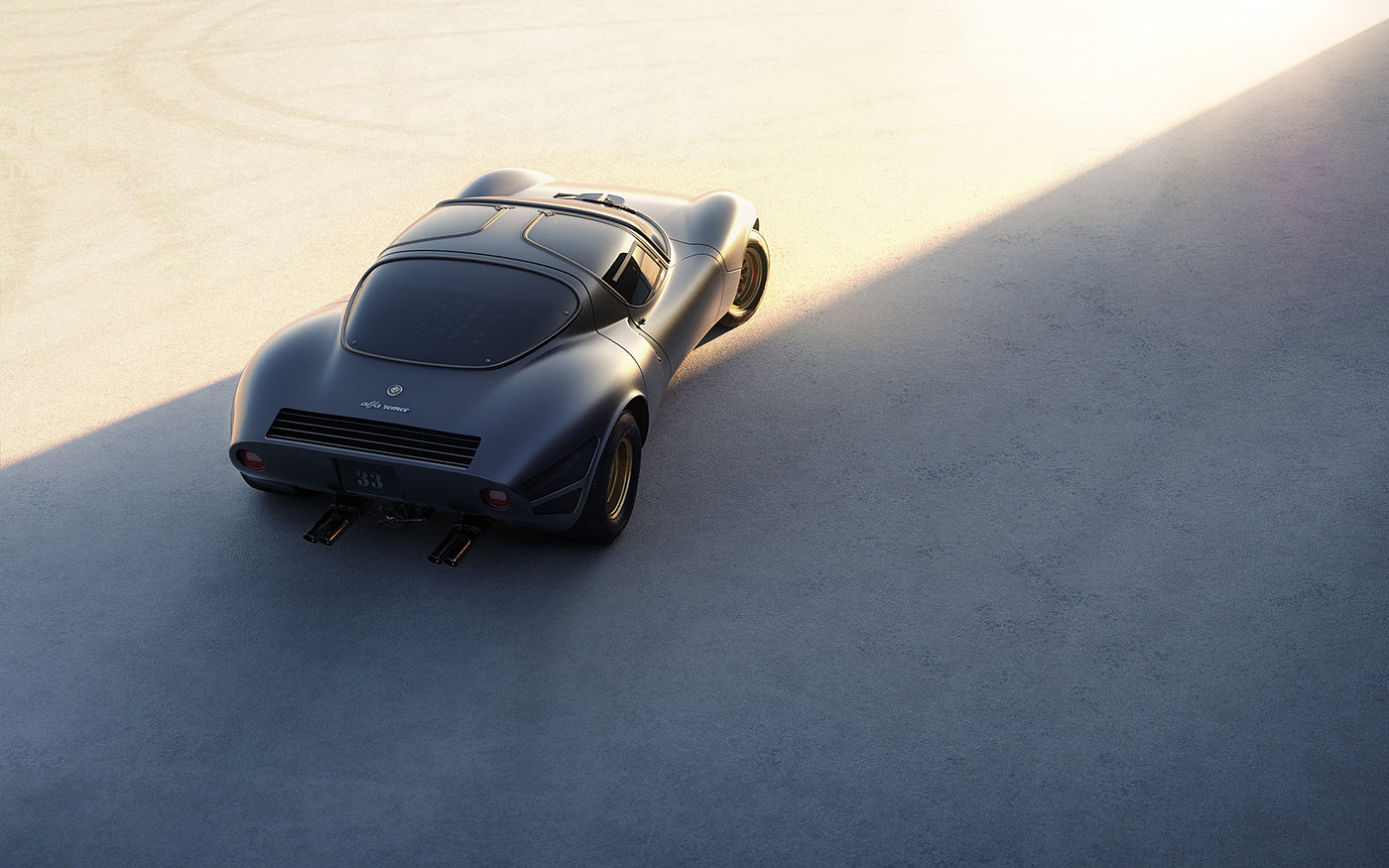 automobile，alpha，Sports car，cgi，