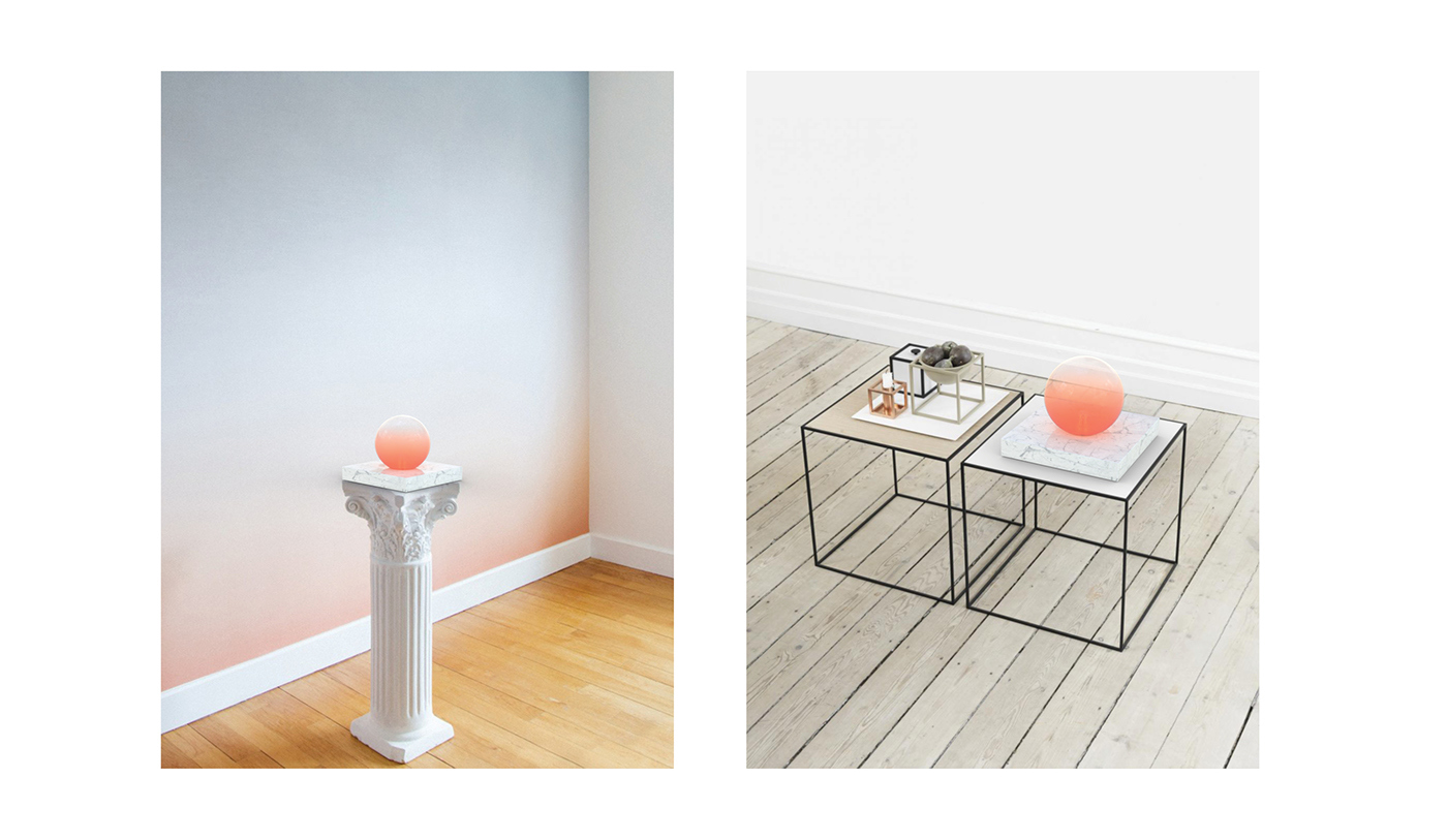 lamps and lanterns，Mellow，circular，Marble，crystal，Home appliance design，