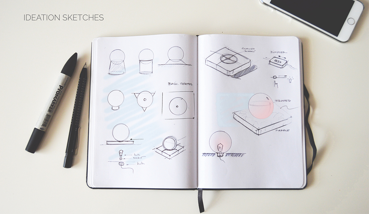 lamps and lanterns，Mellow，circular，Marble，crystal，Home appliance design，