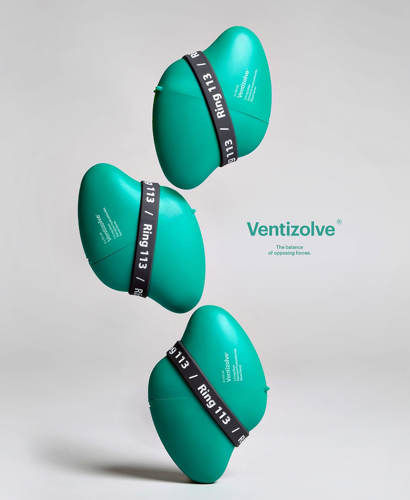 Ventizolve，药盒，便携，