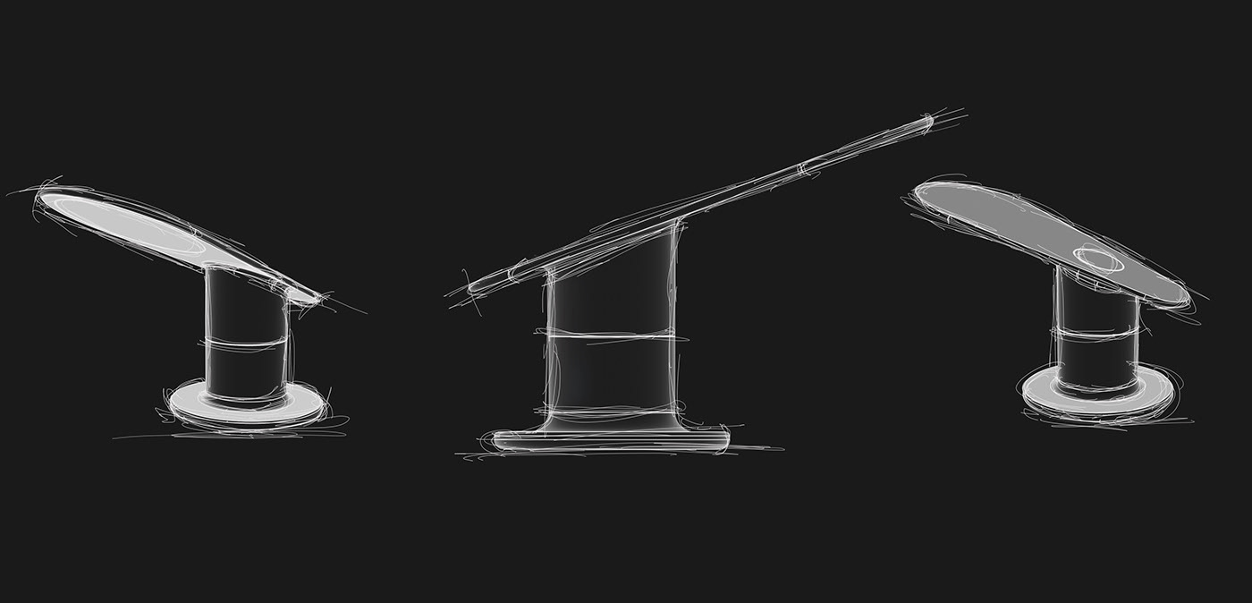 Desk lamp，furniture，lamps and lanterns，Slate Lamp，