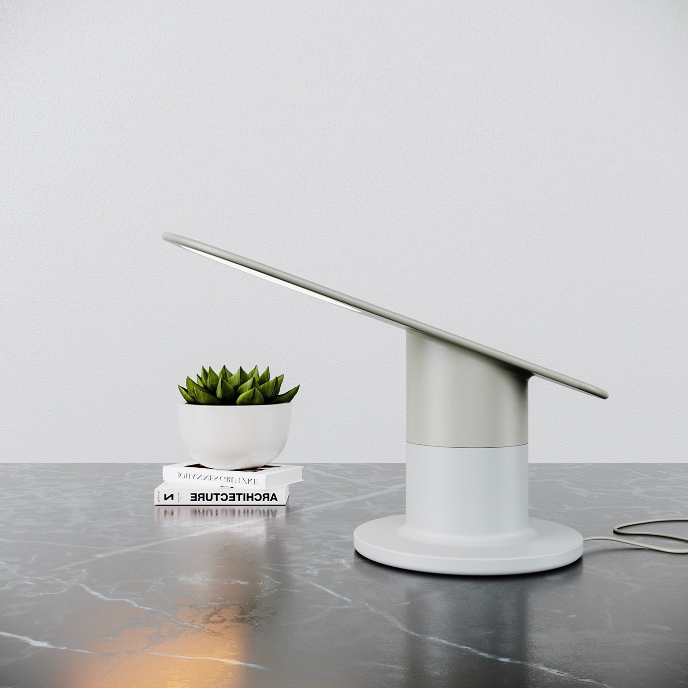 Desk lamp，furniture，lamps and lanterns，Slate Lamp，