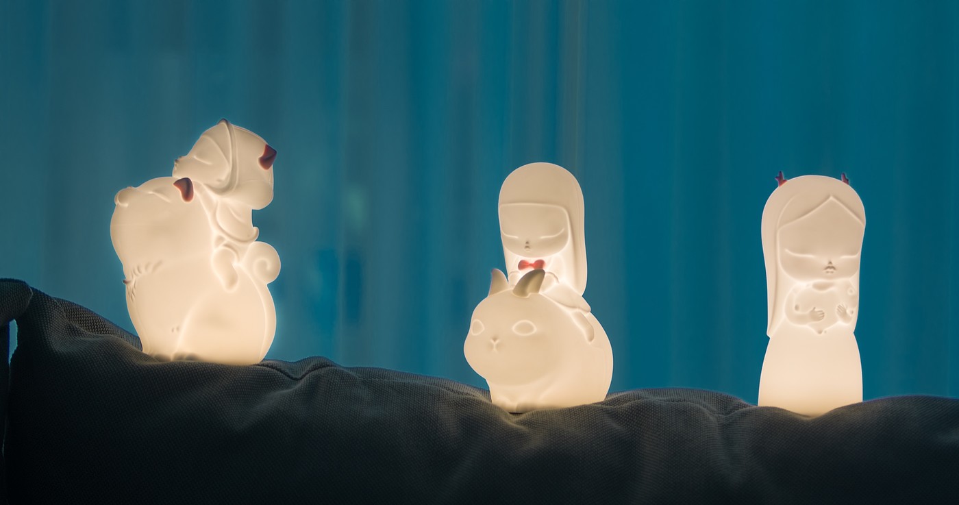 Clap lamp，small home appliances，Dream lamp，lamps and lanterns，silica gel，