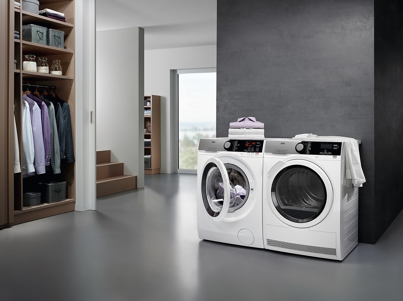 AEG，Washing machine，dryer，Integrated washing and drying machine，High end household appliances，Imported electrical appliances，