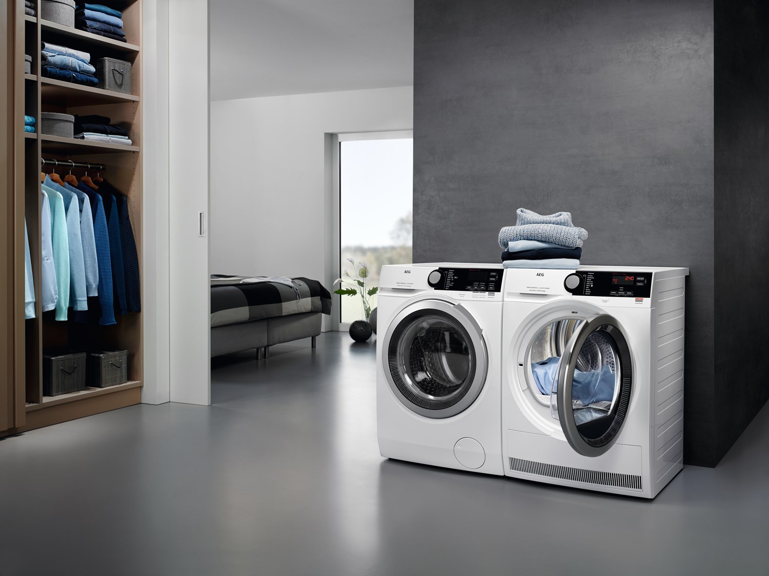 AEG，Washing machine，dryer，Integrated washing and drying machine，High end household appliances，Imported electrical appliances，