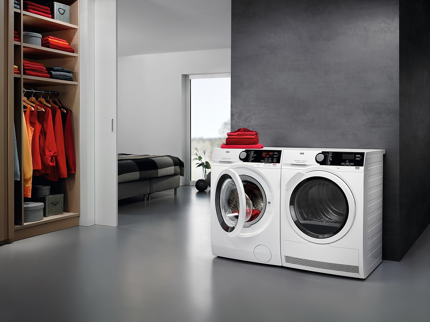 AEG，Washing machine，dryer，Integrated washing and drying machine，High end household appliances，Imported electrical appliances，