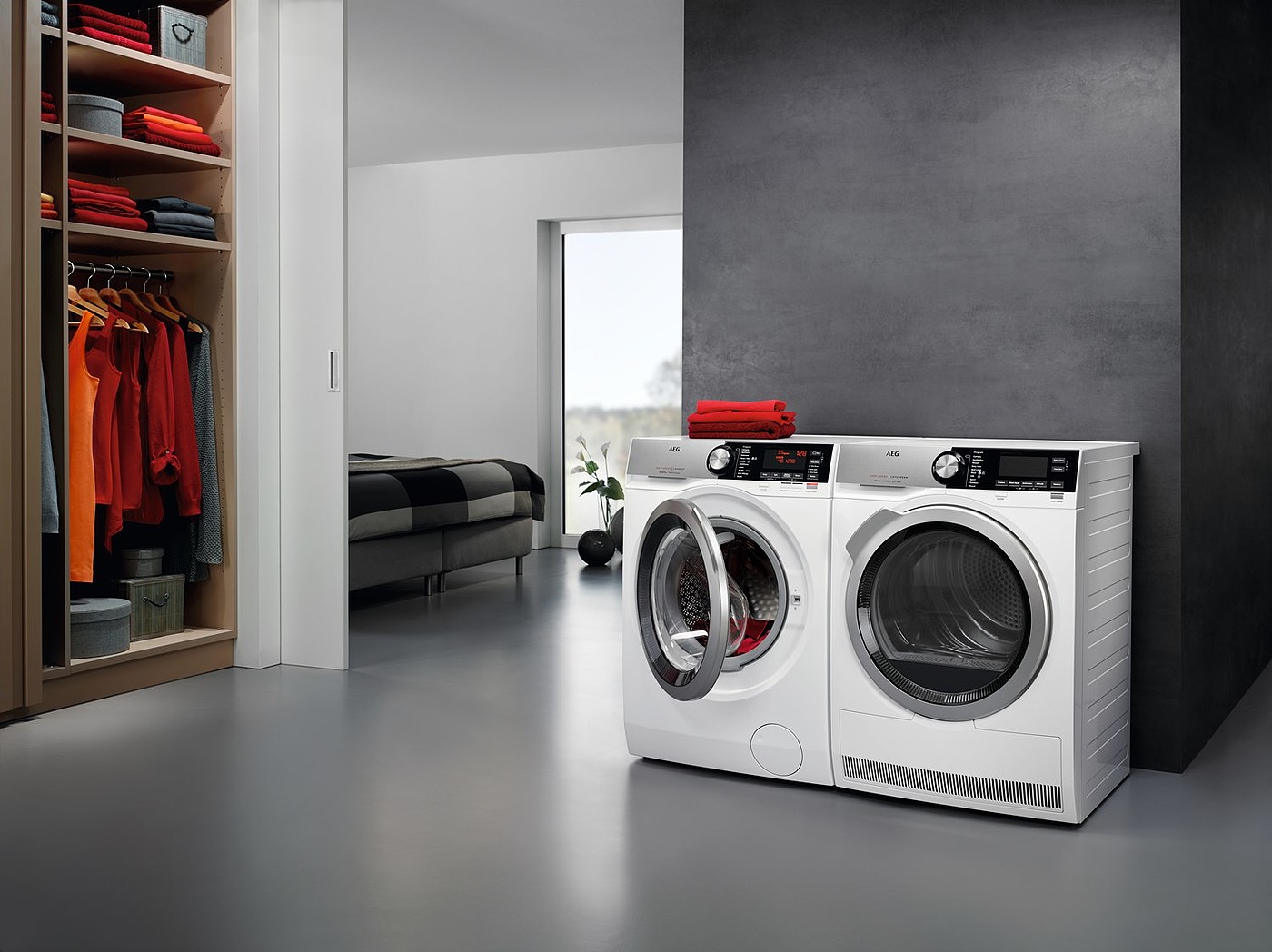 AEG，Washing machine，dryer，Integrated washing and drying machine，High end household appliances，Imported electrical appliances，