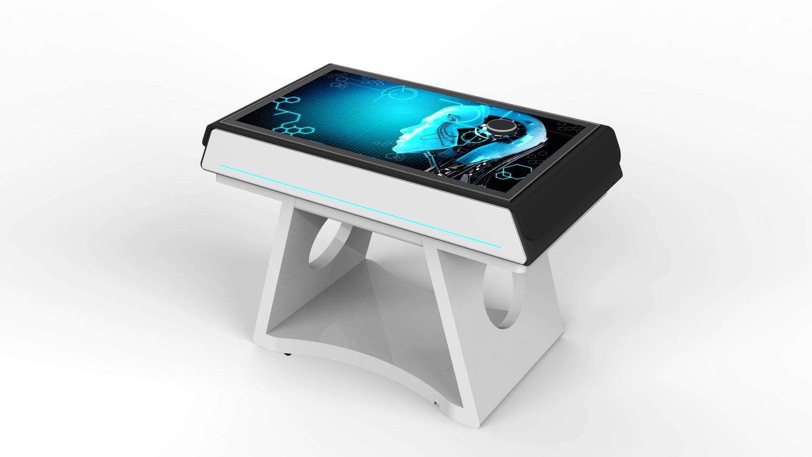 Ar aware desktop，Object recognition table，Module identification system，Interactive coffee table，