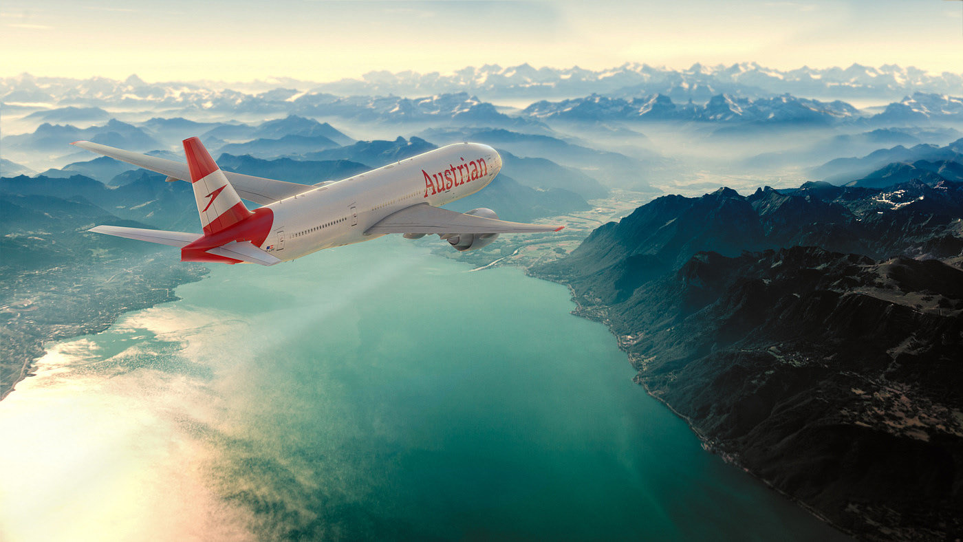 Render，aircraft，aviation，Austria，