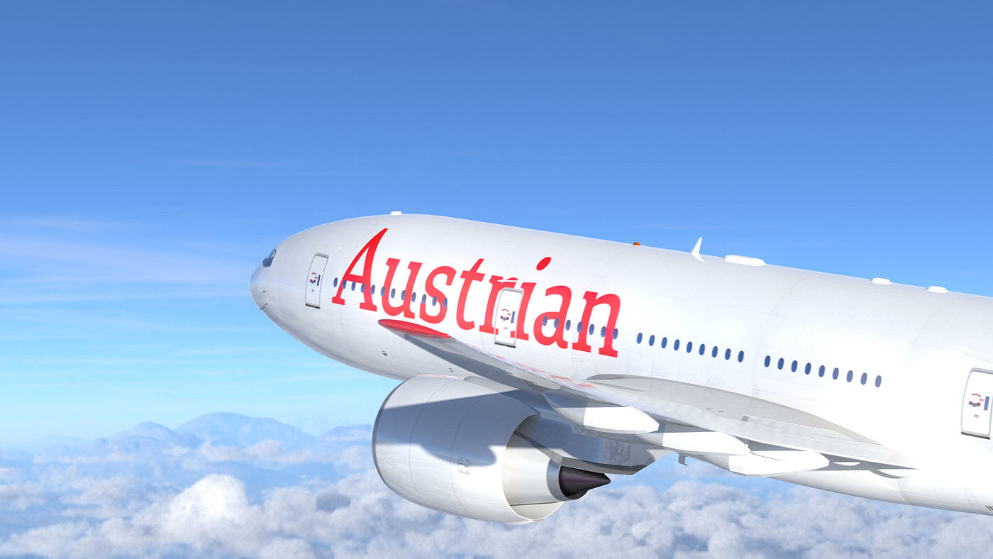 Render，aircraft，aviation，Austria，