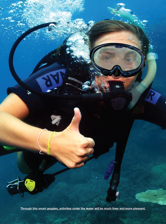 Outdoor products，Artifact，Underwater equipment，intelligence，Goggles，3D camera，multi-function，