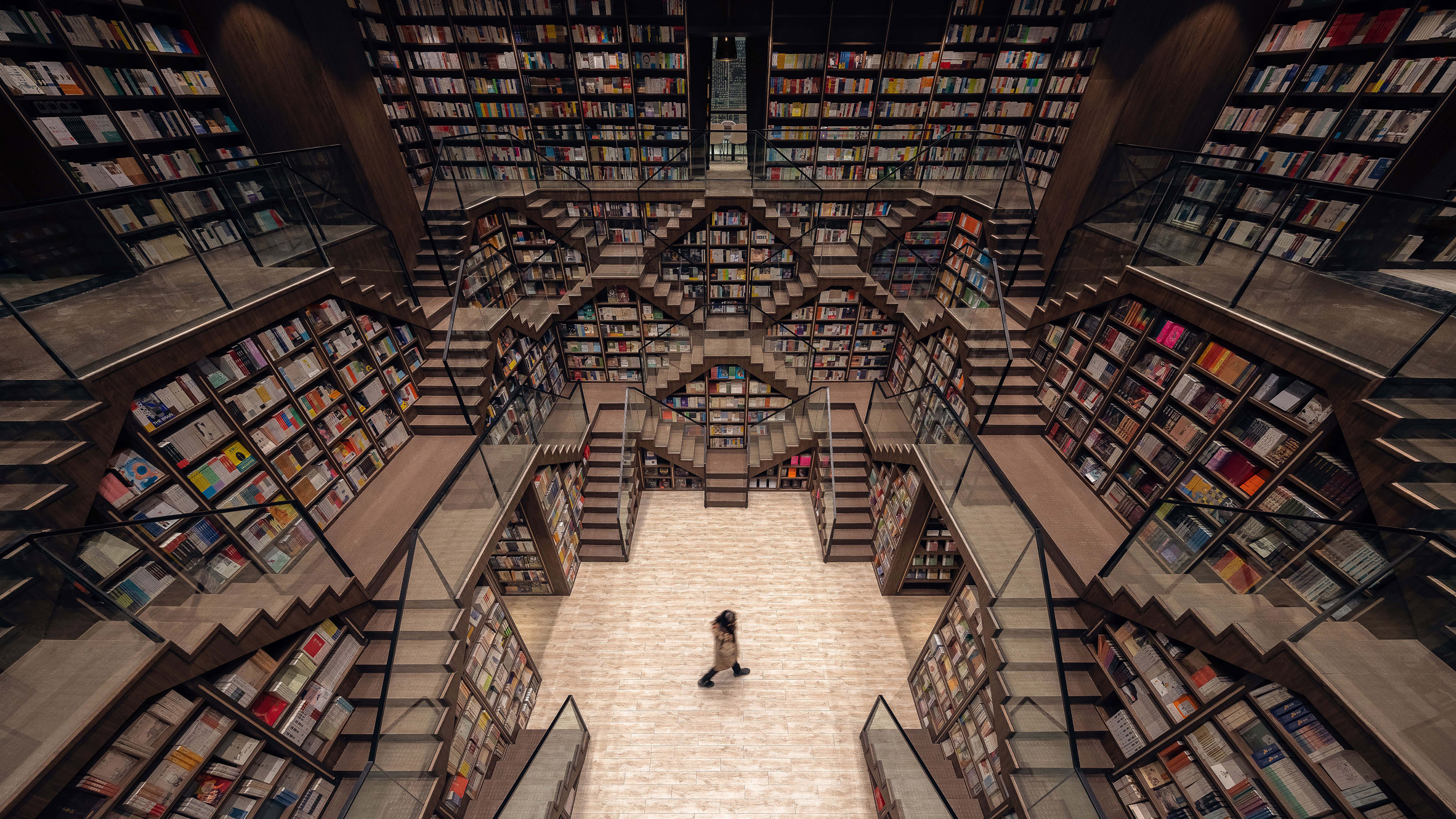 Bookstore，ladder，Shuge，Chongqing，