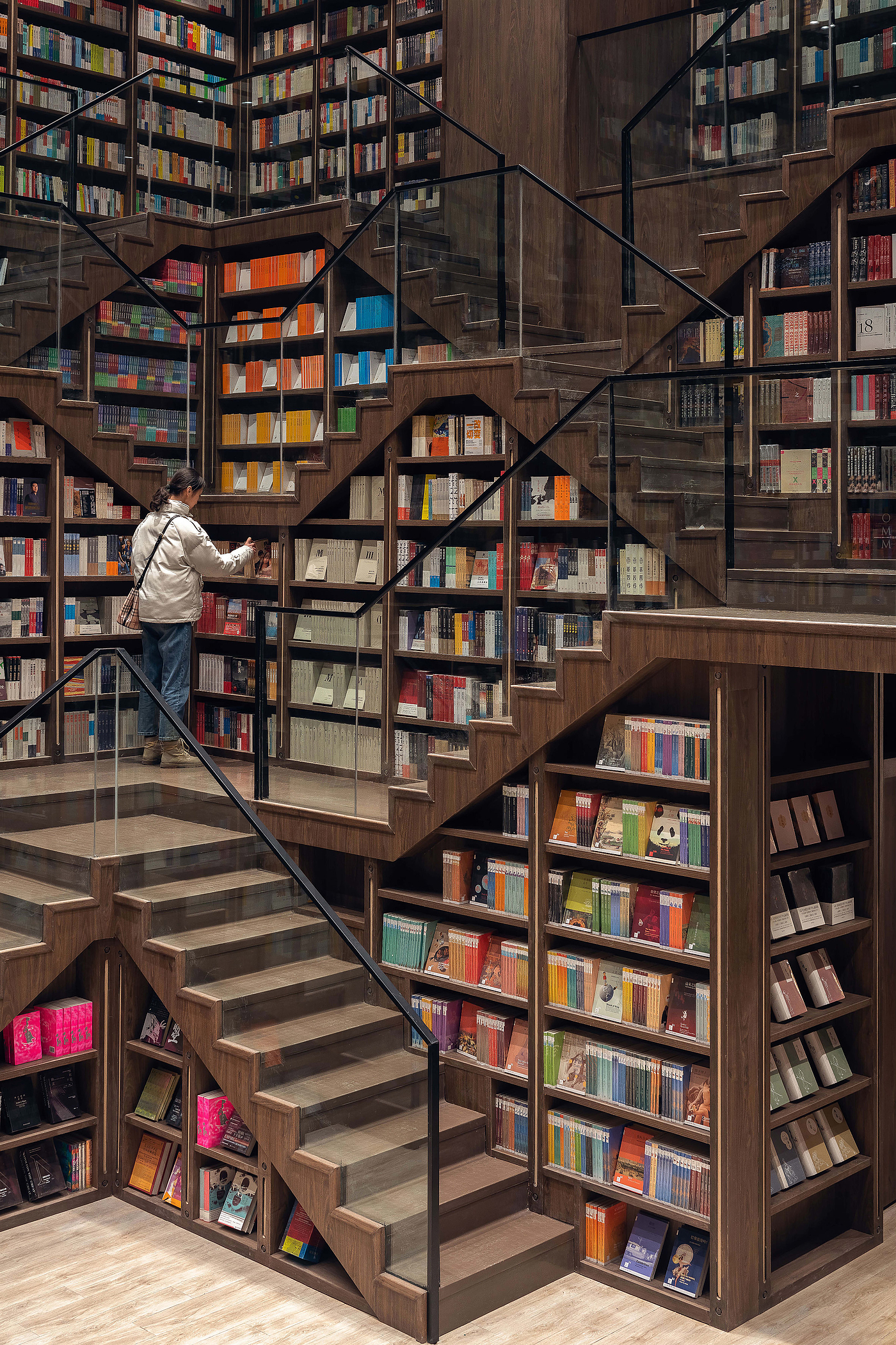 Bookstore，ladder，Shuge，Chongqing，