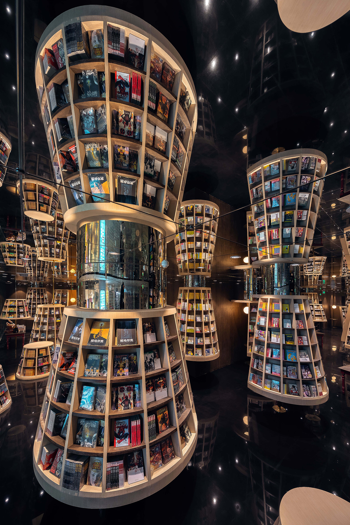 Bookstore，ladder，Shuge，Chongqing，