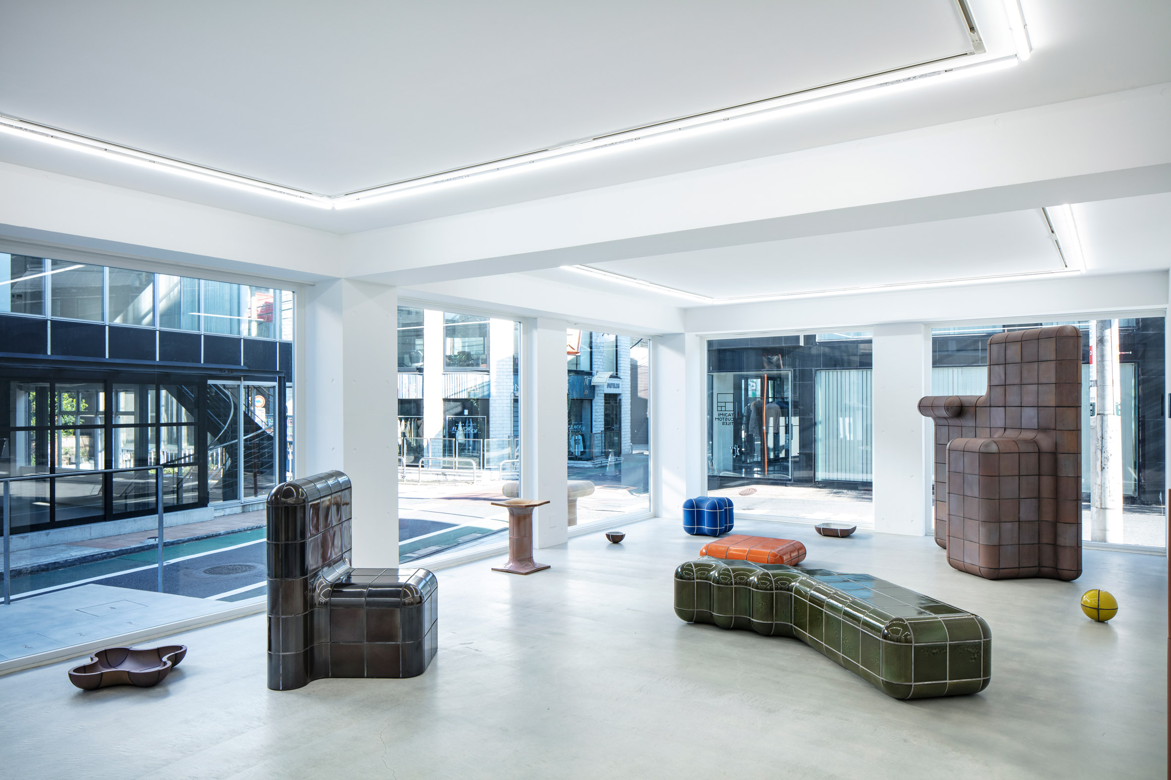 furniture，ceramic tile，3d，Sculpture，