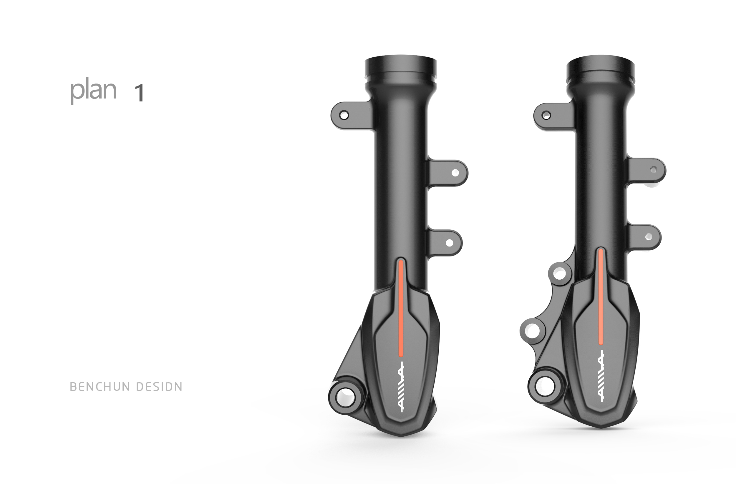 Front shock absorber of electric vehicle，vehicle，