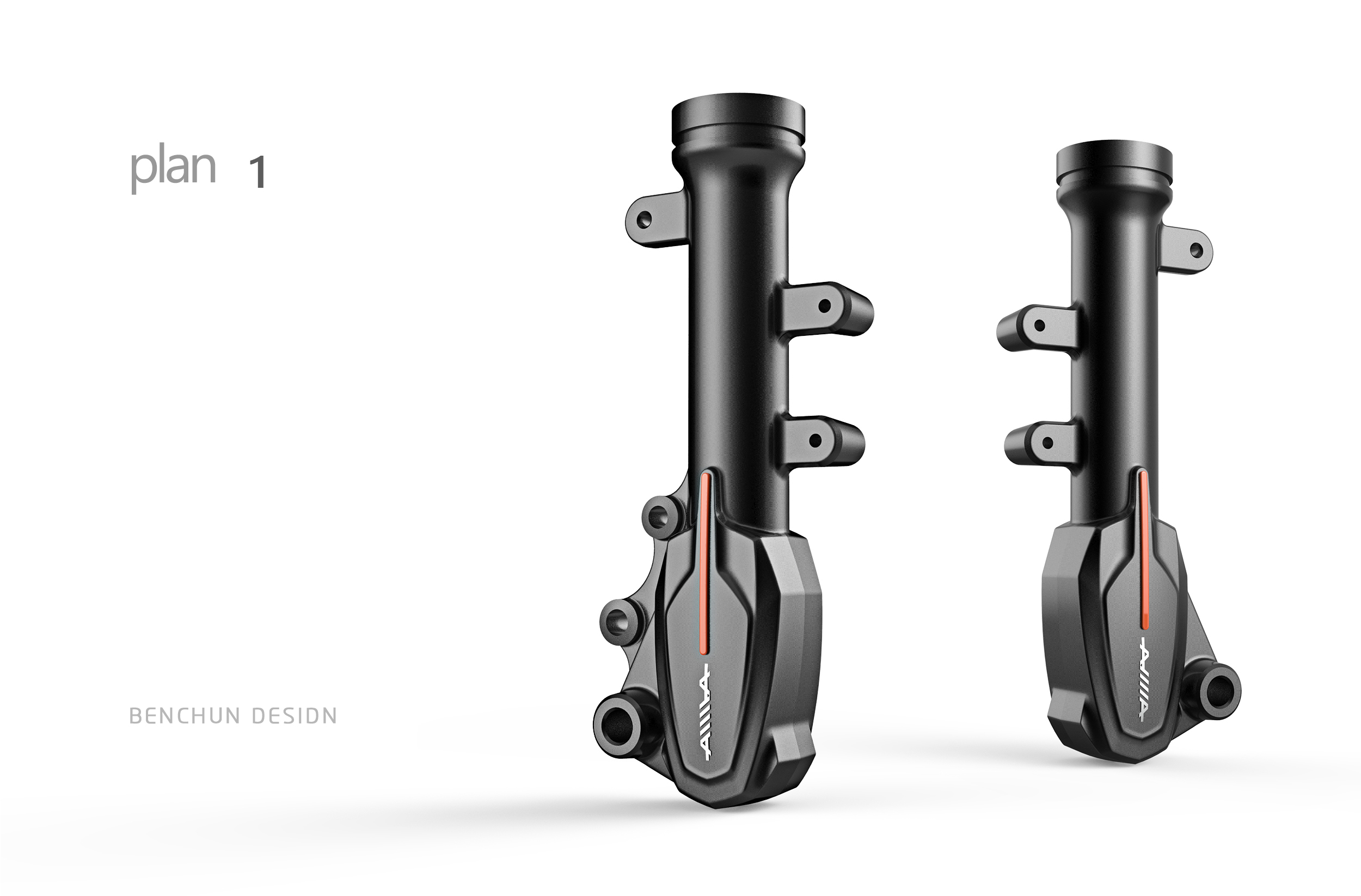Front shock absorber of electric vehicle，vehicle，