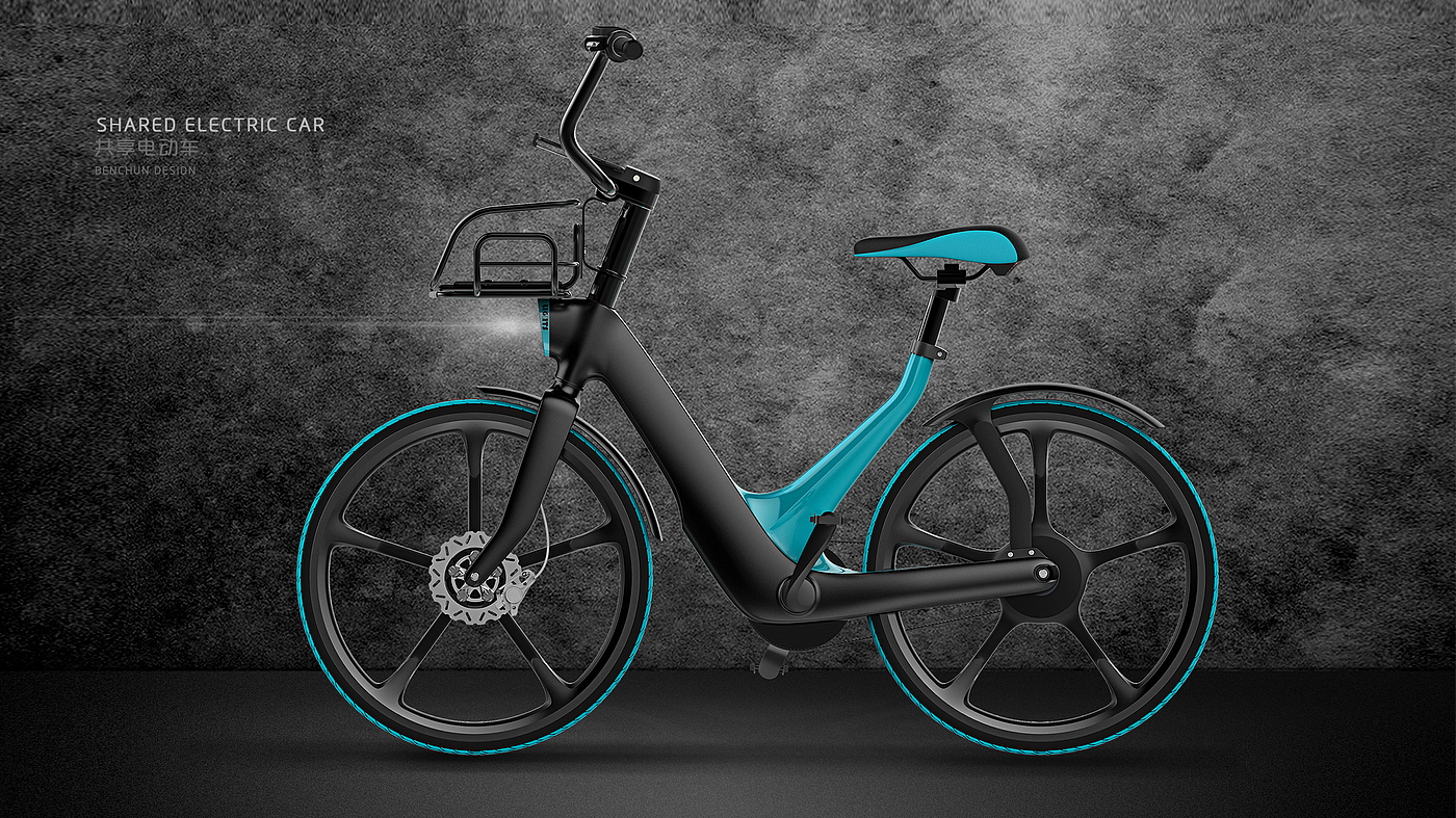 Shared electric vehicle，Shared bike - pure design，Bicycle，