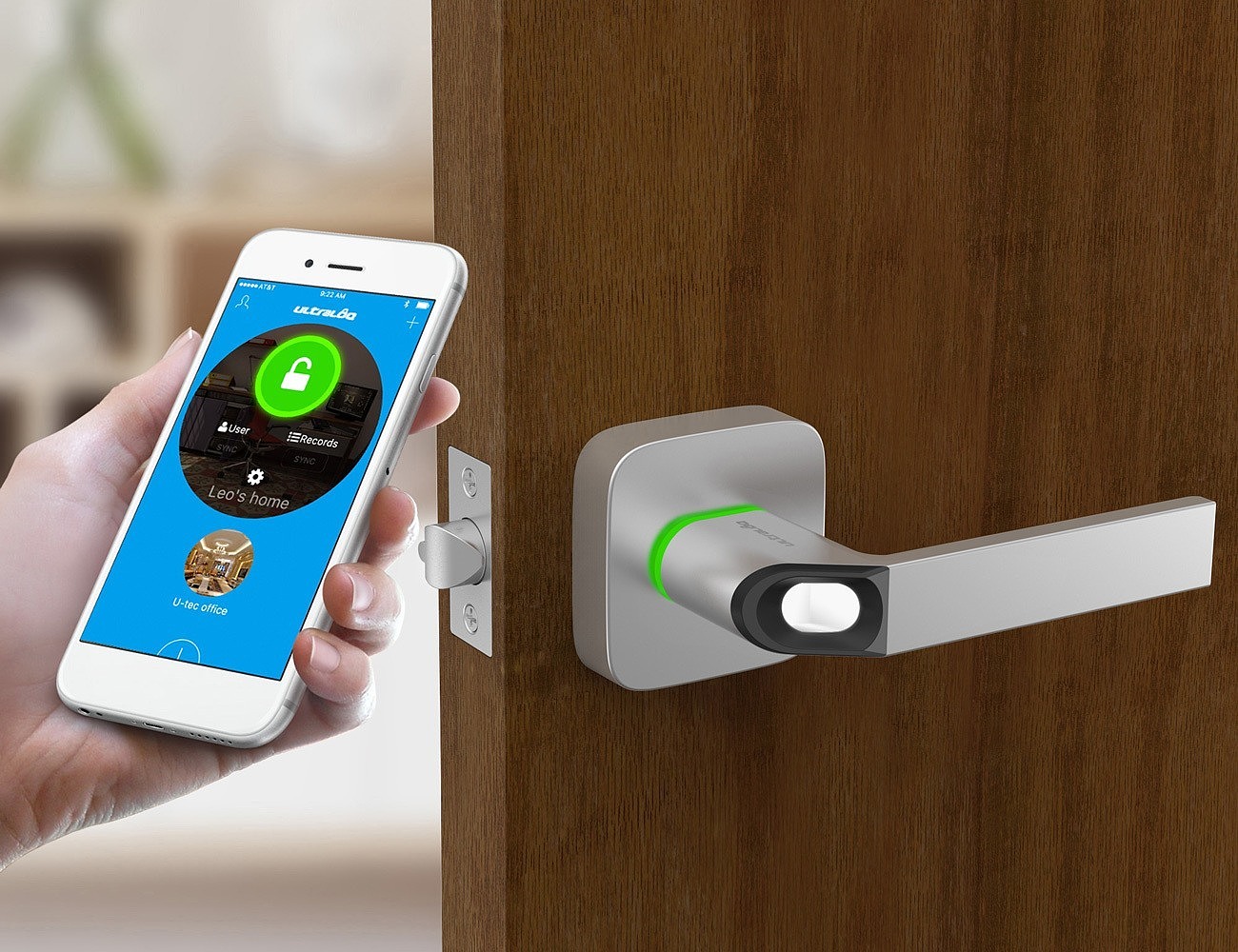 fingerprint identification，Intelligent Trivia，Multi way，secret key，Monitoring record，Security guarantee，Share with friends open the door，Smart home，