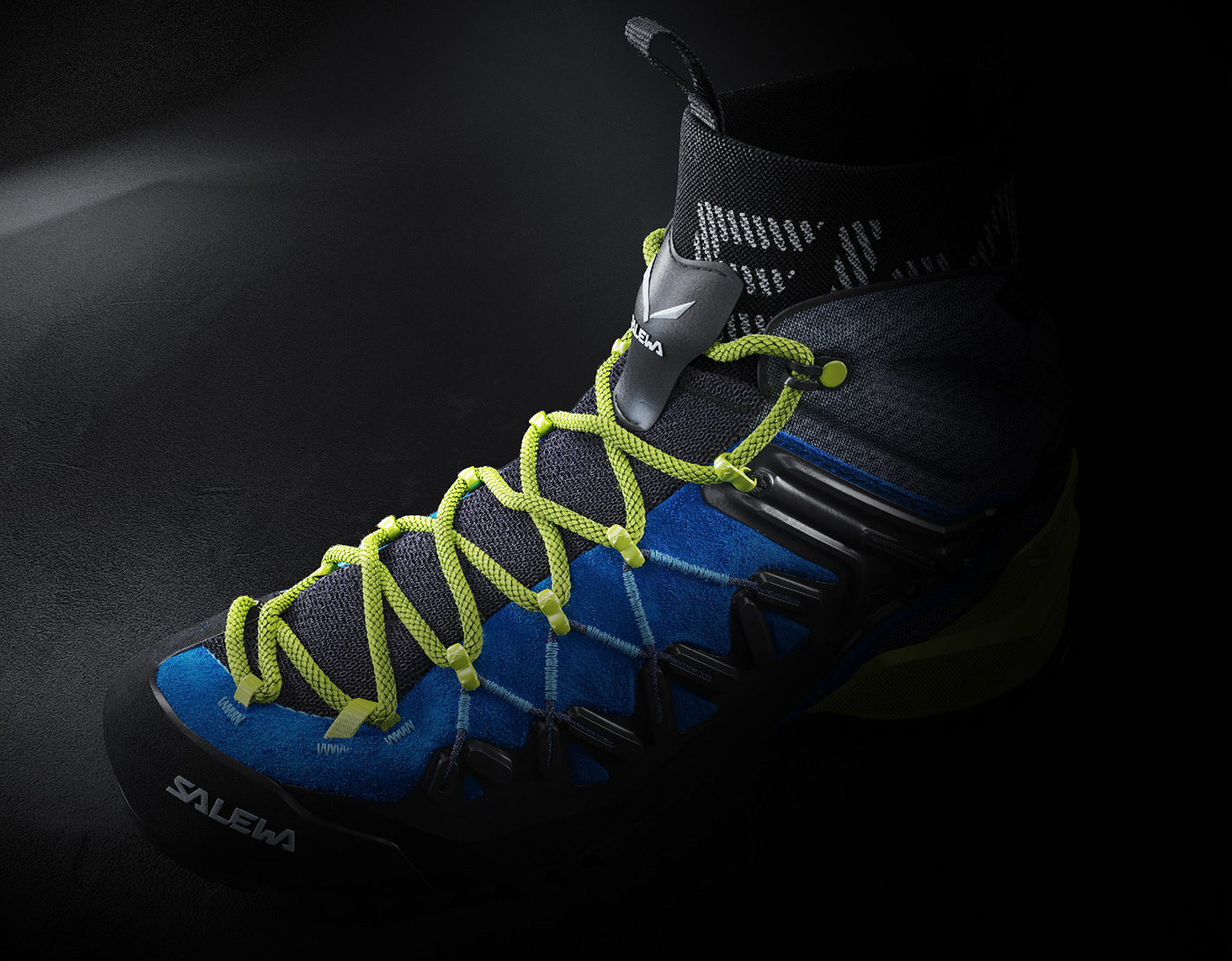 Salewa，three-dimensional model，Hiking shoes，