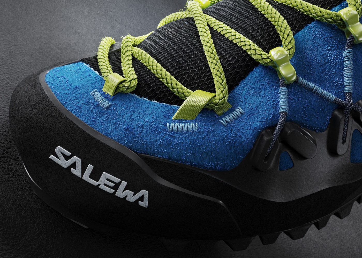 Salewa，three-dimensional model，Hiking shoes，