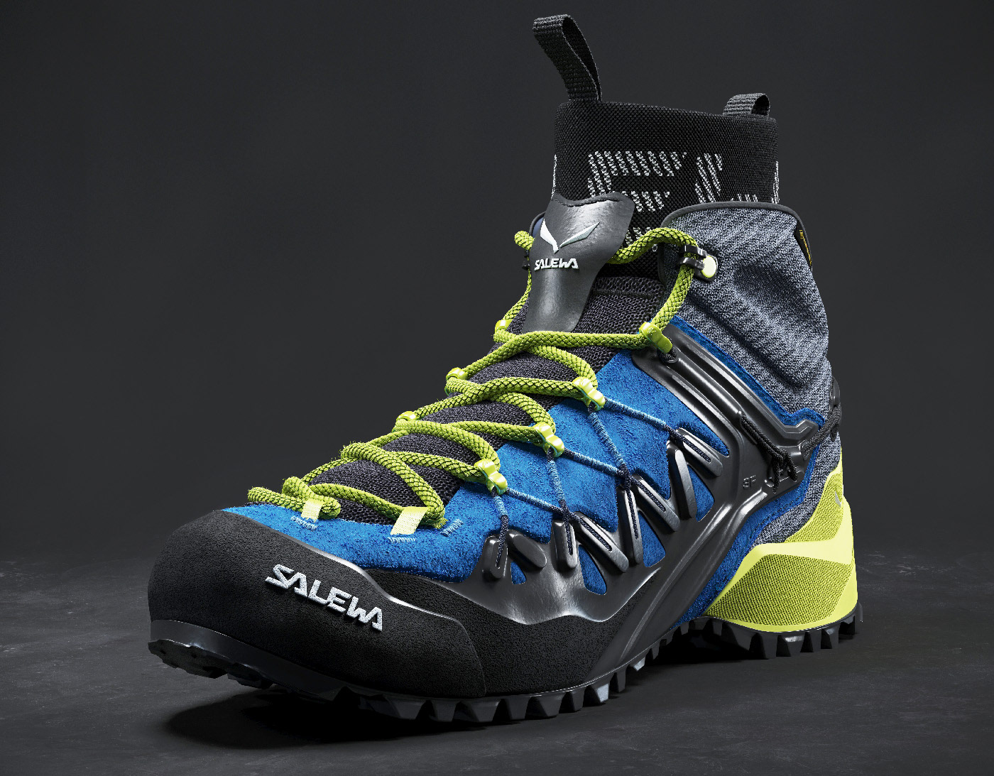 Salewa，three-dimensional model，Hiking shoes，