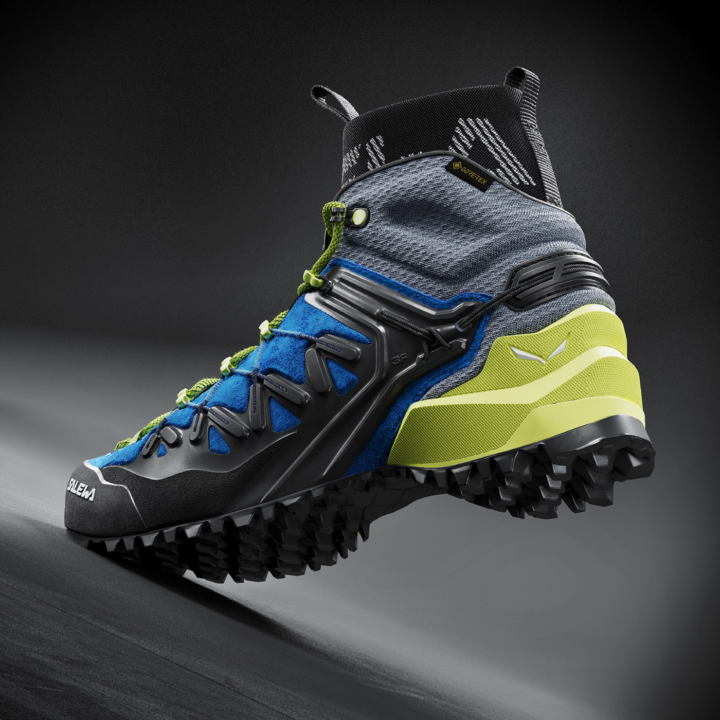 Salewa，three-dimensional model，Hiking shoes，