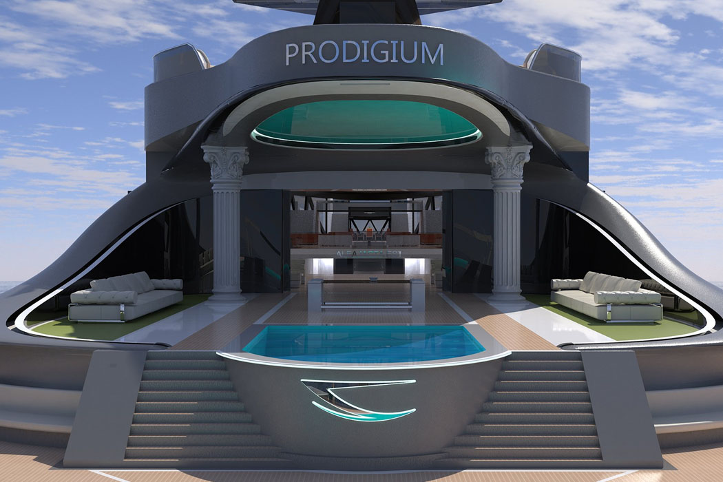 Prodigium，Shark shape，30 meter yacht，