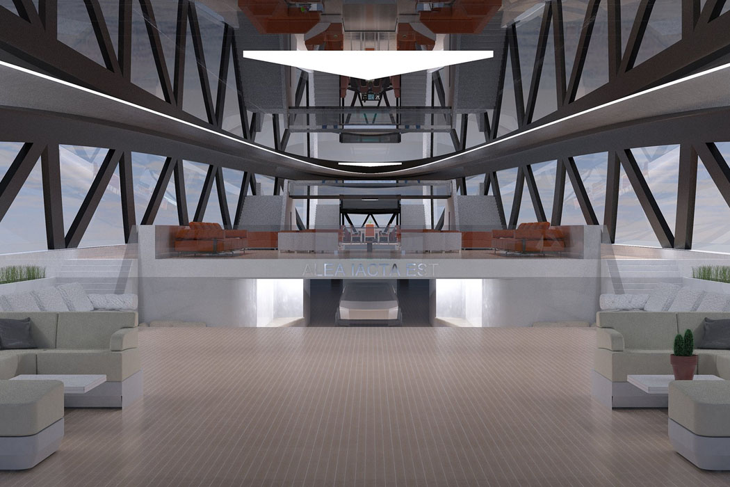 Prodigium，Shark shape，30 meter yacht，