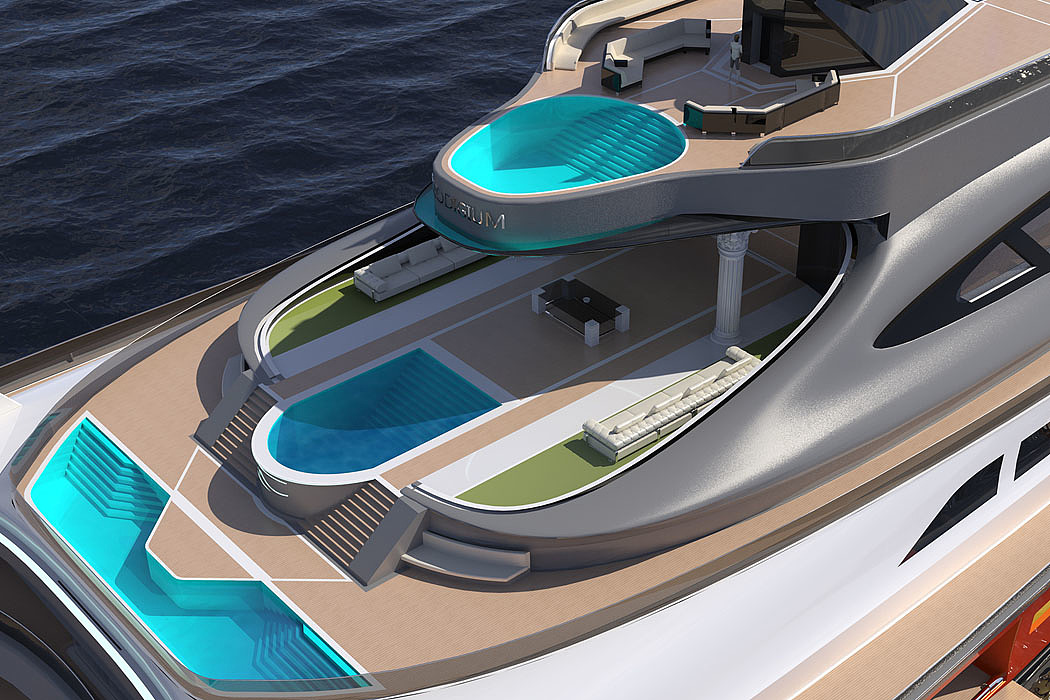 Prodigium，Shark shape，30 meter yacht，