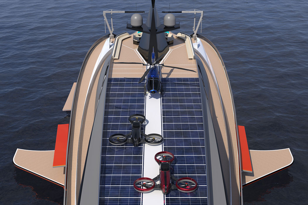 Prodigium，Shark shape，30 meter yacht，