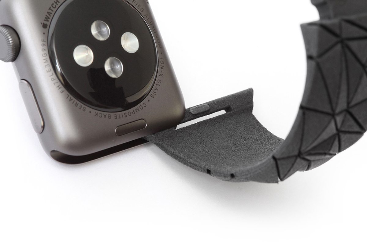 sls，Laser sintered nylon，texture of material，Material Science，Apple，Watch strap，lithe，No length adjustment，