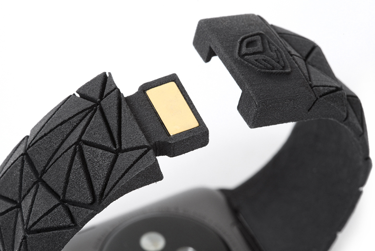 sls，Laser sintered nylon，texture of material，Material Science，Apple，Watch strap，lithe，No length adjustment，