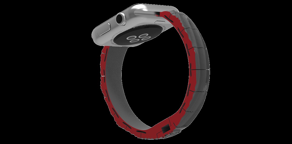 sls，Laser sintered nylon，texture of material，Material Science，Apple，Watch strap，lithe，No length adjustment，