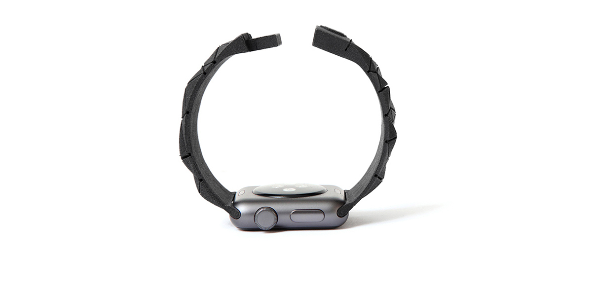 sls，Laser sintered nylon，texture of material，Material Science，Apple，Watch strap，lithe，No length adjustment，