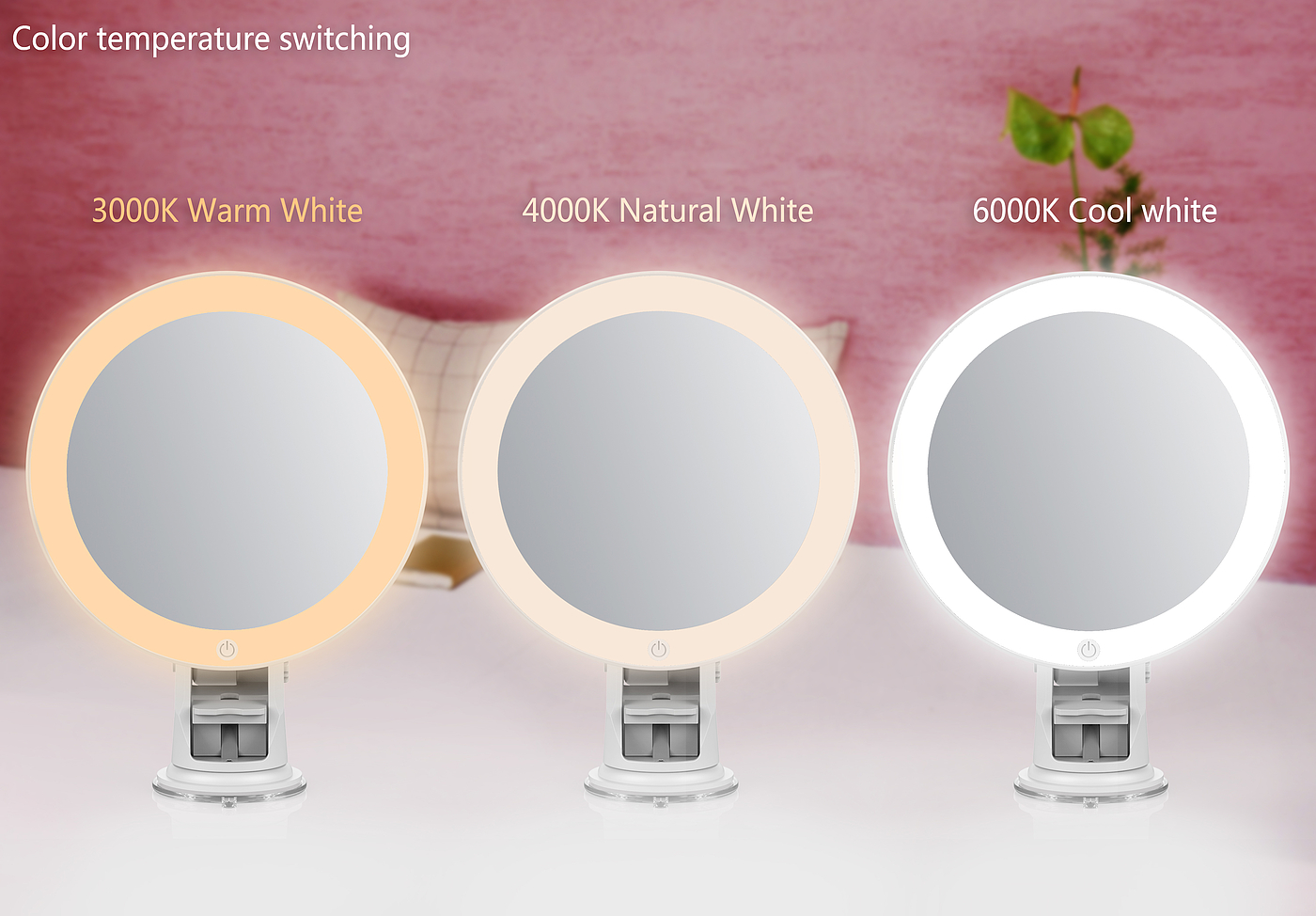 Led cosmetic mirror，