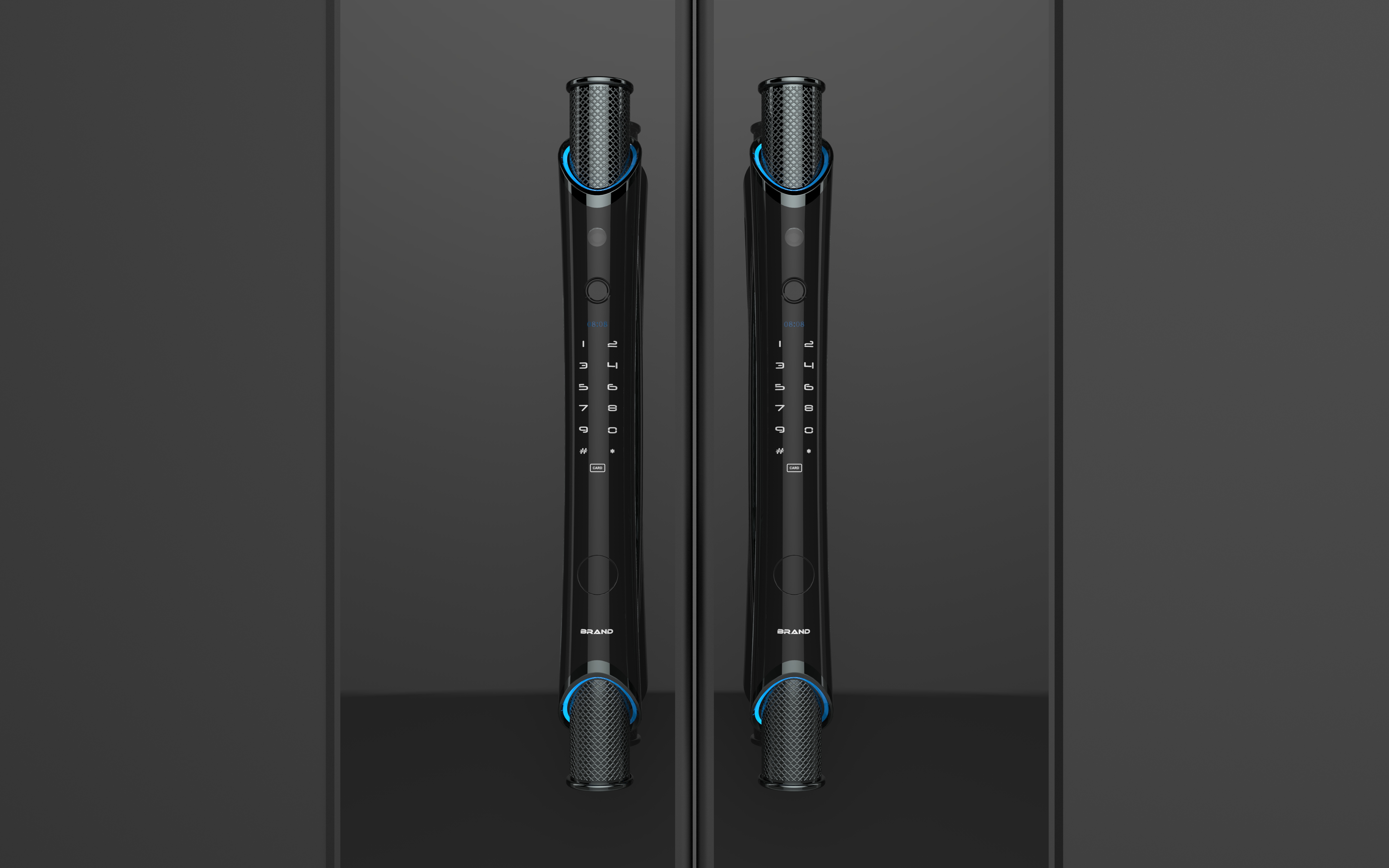 Luxury big pull intelligent lock，